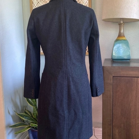 J.Crew Women’s Wool Coat | Charcoal Gray | Petite Small - Picture 2 of 6